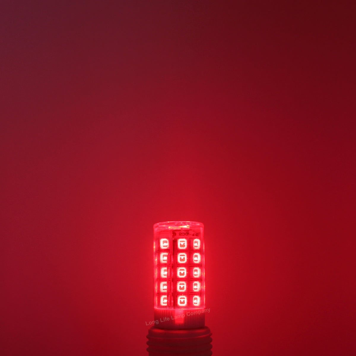 3w G9 LED Bulb Red Replacement For Halogen Capsule Lamp - Energy Light Bulbs - Free delivery on all orders