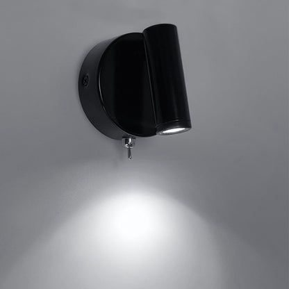 3W LED Adjustable Black Wall Mounted Bedside Light Switched Cool White BW06 - Energy Light Bulbs - Free delivery on all orders