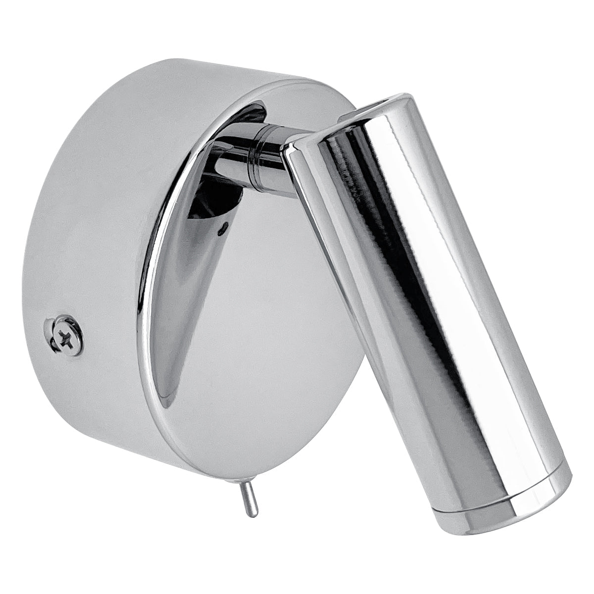 3W LED Adjustable Chrome Wall Mounted Bedside Light Switched Cool White BW10 - Energy Light Bulbs - Free delivery on all orders