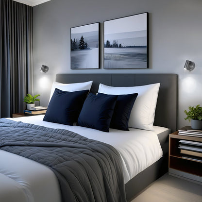 3W LED Bedside Reading Wall Light Brushed Chrome Cool White 6500K BW12 - Energy Light Bulbs - Free delivery on all orders
