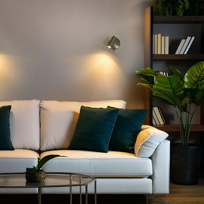 3W LED Bedside Reading Wall Light Brushed Chrome Warm White 3000K BW11 - Energy Light Bulbs - Free delivery on all orders
