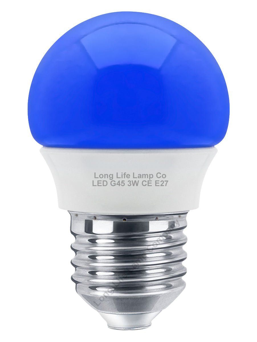 3w LED Coloured Mini Globe Golf Balls E27 E14 B22 - Energy Light Bulbs - Free delivery on all orders