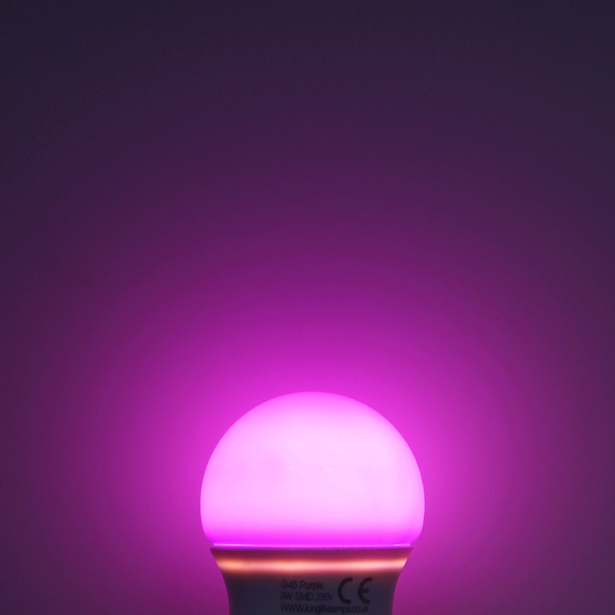 3w LED Coloured Mini Globe Golf Balls Red Blue Purple Yellow Green E27 E14 B22 - Free delivery on all orders
