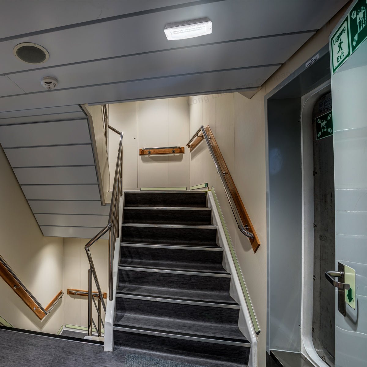 3w LED Emergency Light Non - Maintained/Maintained 180 Minutes with Green Legend Fire Exit EML02 - Energy Light Bulbs - Free delivery on all orders