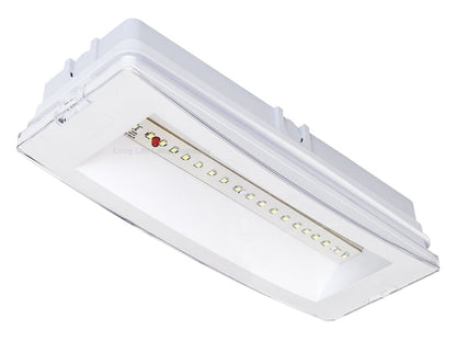 3w LED Emergency Light Non - Maintained/Maintained 180 Minutes with Green Legend Fire Exit EML02 - Energy Light Bulbs - Free delivery on all orders