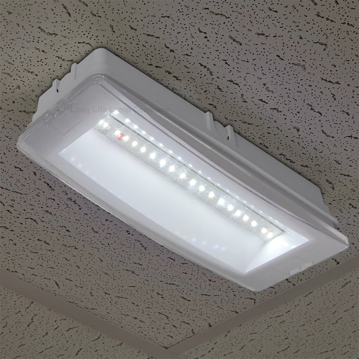 3w LED Emergency Light Non - Maintained/Maintained 180 Minutes with Green Legend Fire Exit EML02 - Energy Light Bulbs - Free delivery on all orders
