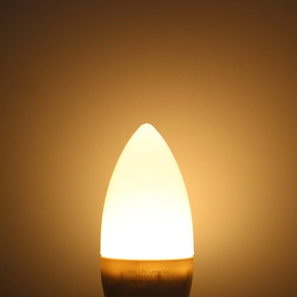 3W LED Frosted Candle B22 Warm White - Energy Light Bulbs - Free delivery on all orders