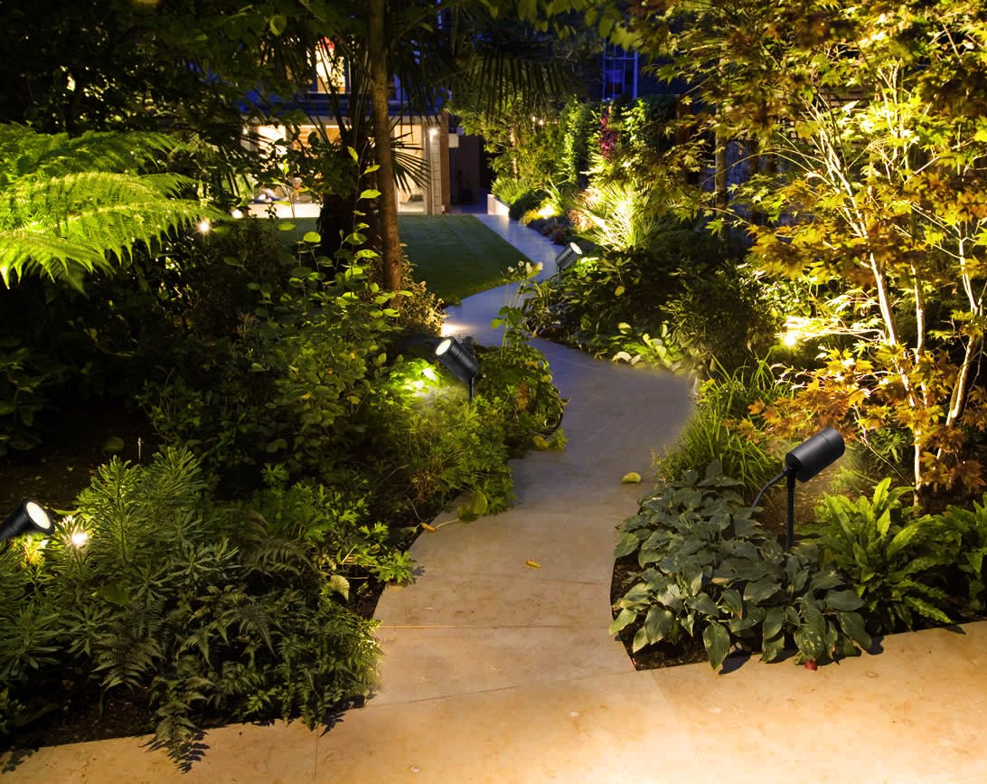 3W LED Garden Spike Light Stainless Steel ZLC020B with Red Blue Green GU10 - Energy Light Bulbs - Free delivery on all orders