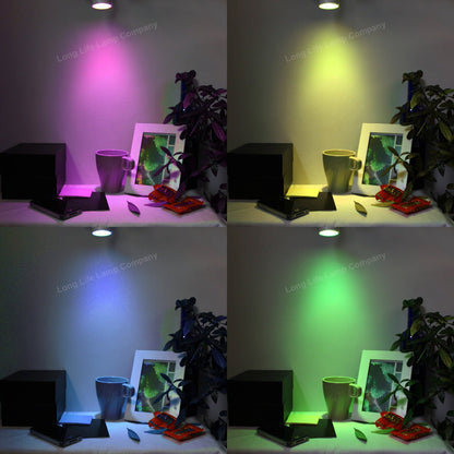 3w LED GU10 Automatic Colour Change Red Green Blue RGB Light Bulb - Energy Light Bulbs - Free delivery on all orders