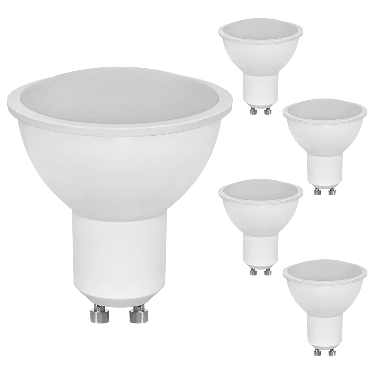 3W LED GU10 Light Bulb Cool White 6500K 5 Pack or 10 PACK - Free delivery on all orders