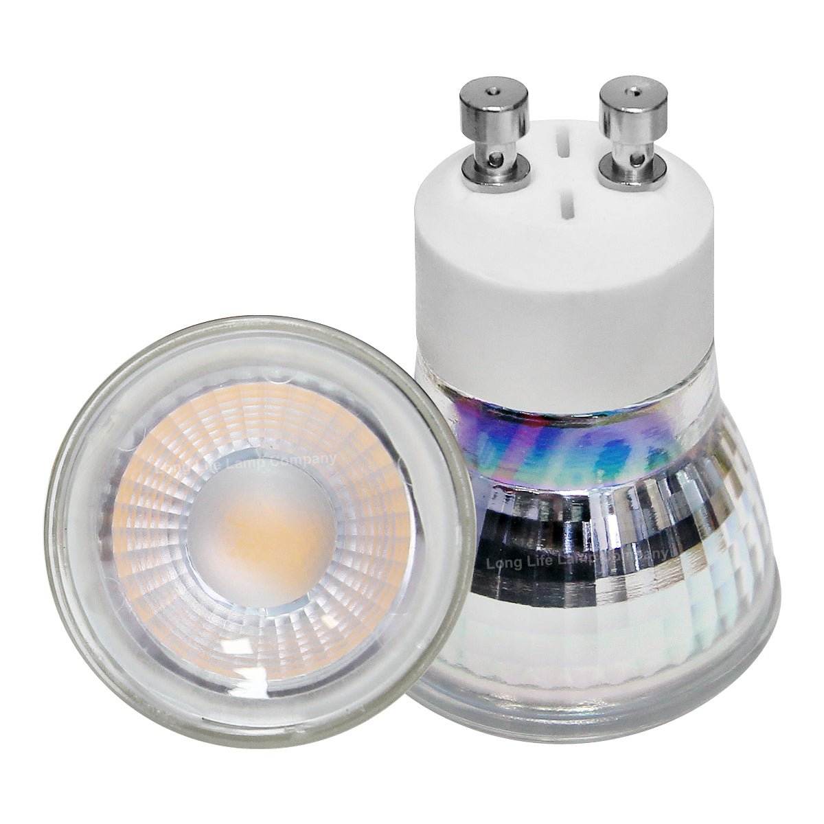 3W LED Mini GU10 35mm Light Bulb Warm White 3000k Glass Reflector 240V - Energy Light Bulbs - Free delivery on all orders