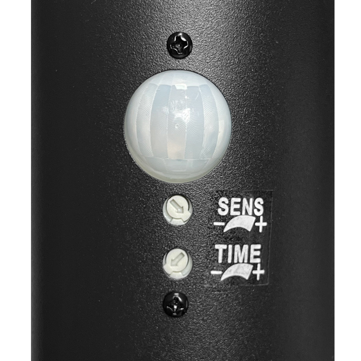 3W LED PIR Sensor Bollard Outdoor Garden Light Black Stainless Steel 6500K IP54 - Energy Light Bulbs - Free delivery on all orders