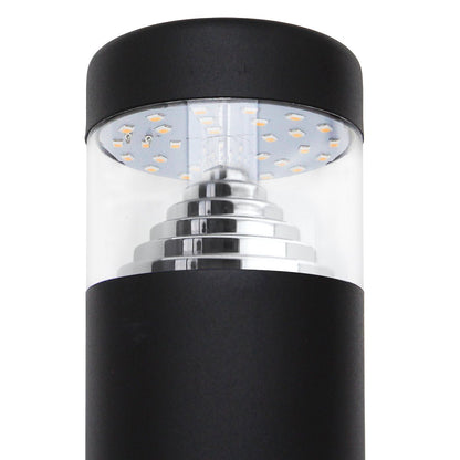 3W LED PIR Sensor Bollard Outdoor Garden Spike Light Black Stainless Steel 3000K IP54 - Energy Light Bulbs - Free delivery on all orders
