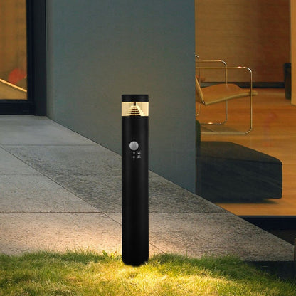 3W LED PIR Sensor Bollard Outdoor Garden Spike Light Black Stainless Steel 3000K IP54 - Energy Light Bulbs - Free delivery on all orders