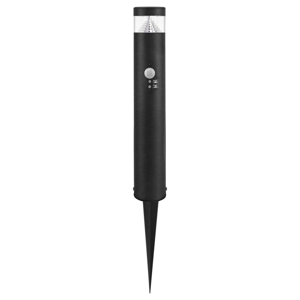 3W LED PIR Sensor Bollard Outdoor Garden Spike Light Black Stainless Steel 6500K IP54 - Energy Light Bulbs - Free delivery on all orders