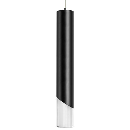 3W Matt Black LED Tube Ceiling Pendant Light 3000K K452 - Free delivery on all orders