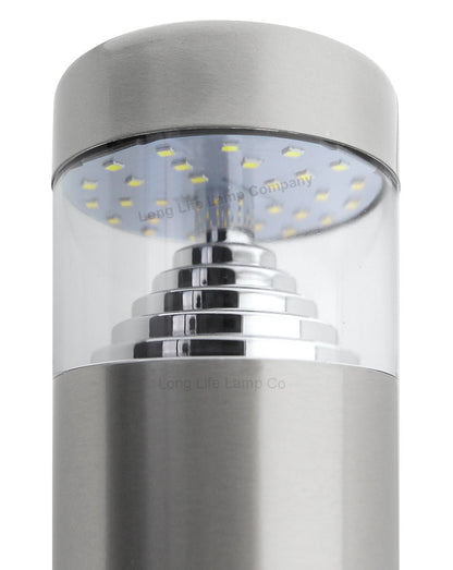 3w Modern LED Bollard Garden Lamp Post Cool White - Energy Light Bulbs - Free delivery on all orders