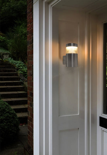 3w Modern LED Outdoor Garden Wall Light Stainless Steel IP44 Warm White - Energy Light Bulbs - Free delivery on all orders