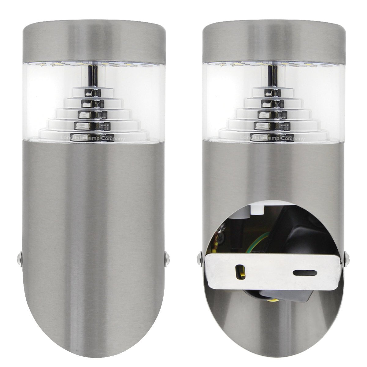 3W Modern LED Stainless Steel Outdoor Pyramid Angle Wall Light ZLC028 or ZLC029 - Free delivery on all orders