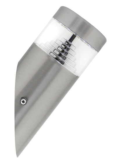 3W Modern LED Stainless Steel Outdoor Pyramid Angle Wall Light ZLC028 or ZLC029 - Free delivery on all orders