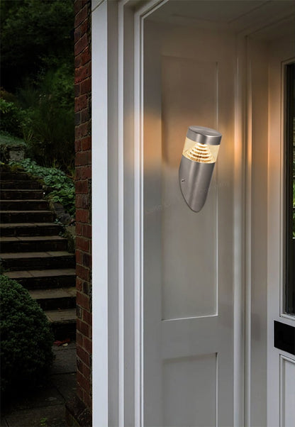 3W Modern LED Stainless Steel Outdoor Pyramid Angle Wall Light ZLC028 or ZLC029 - Free delivery on all orders