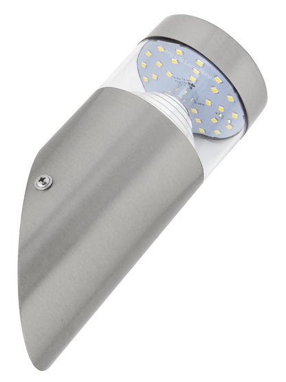 3W Modern LED Stainless Steel Outdoor Pyramid Angle Wall Light ZLC028 or ZLC029 - Free delivery on all orders