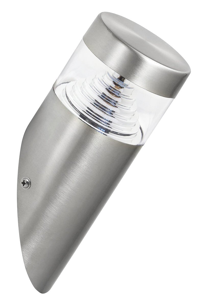 3W Modern LED Stainless Steel Outdoor Pyramid Angle Wall Light ZLC028 or ZLC029 - Free delivery on all orders