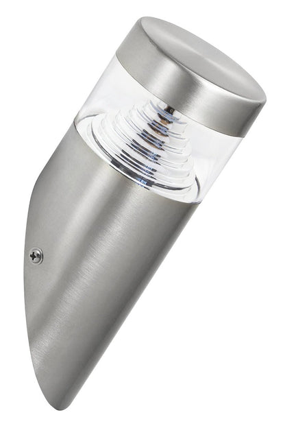 3W Modern LED Stainless Steel Outdoor Pyramid Angle Wall Light ZLC028 or ZLC029 - Free delivery on all orders