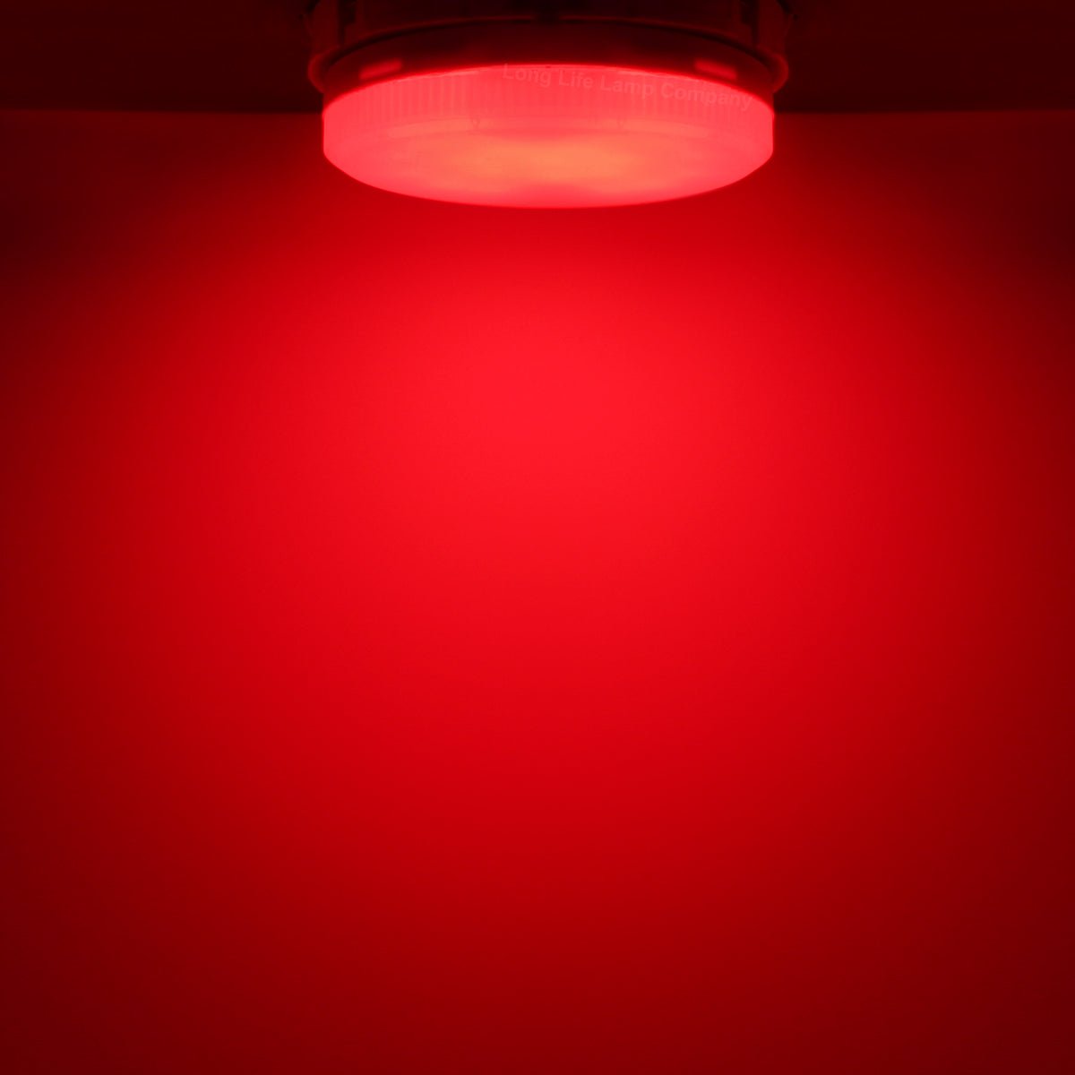 3W RED GX53 LED Light Bulb Replacement for CFL Round - Energy Light Bulbs - Free delivery on all orders