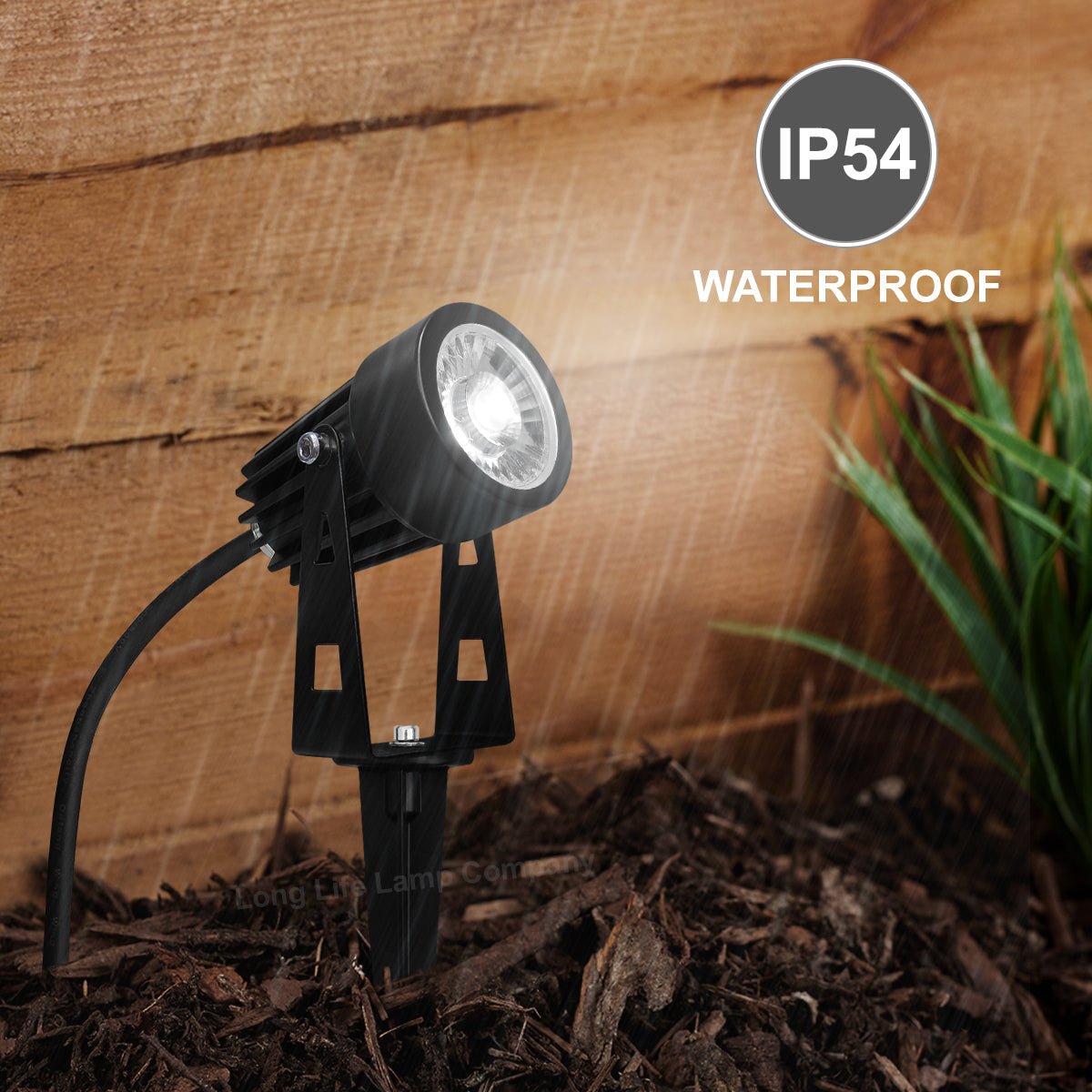 4 Pack Outdoor Garden LED Spike Lights Cool White 12v Low Voltage - Energy Light Bulbs - Free delivery on all orders
