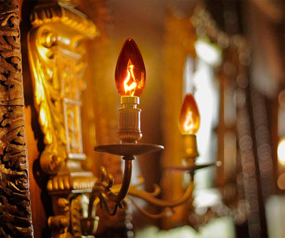 4 x 3w Flicker Flame Candle Light Bulb B22 Bayonet - Energy Light Bulbs - Free delivery on all orders