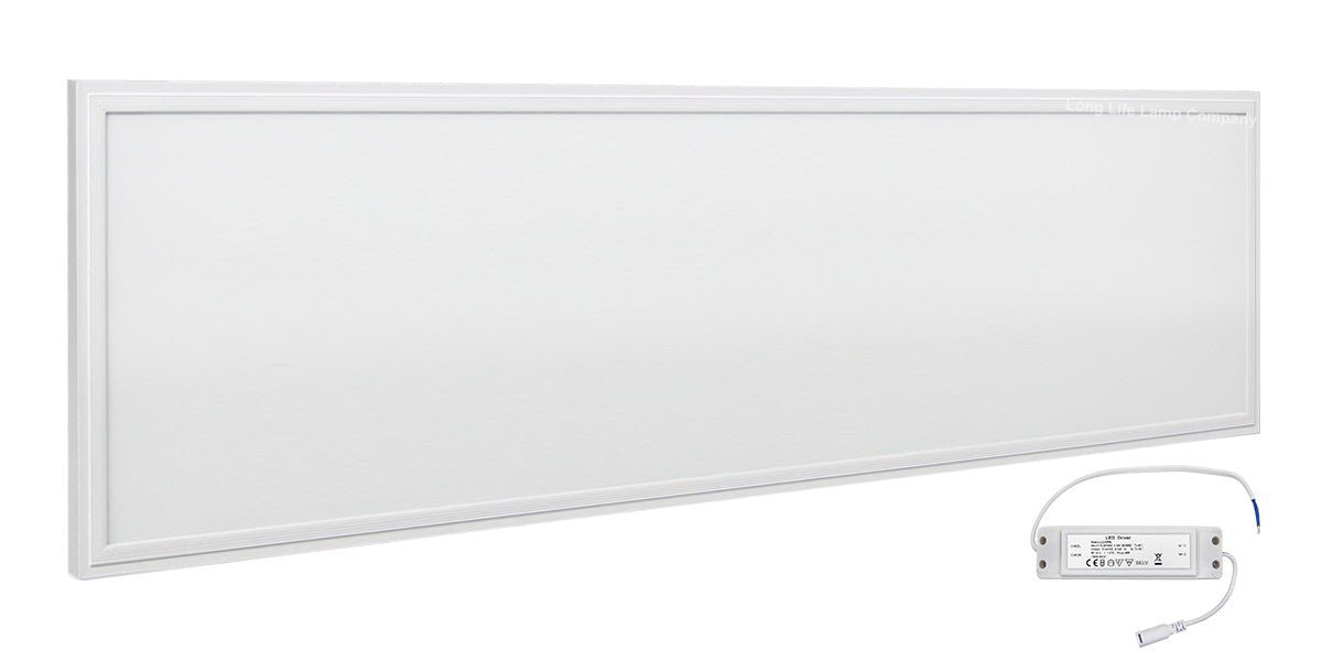40w 1200 x 300 Ceiling Suspended Recessed LED Panel White Light Office Lighting - Energy Light Bulbs - Free delivery on all orders