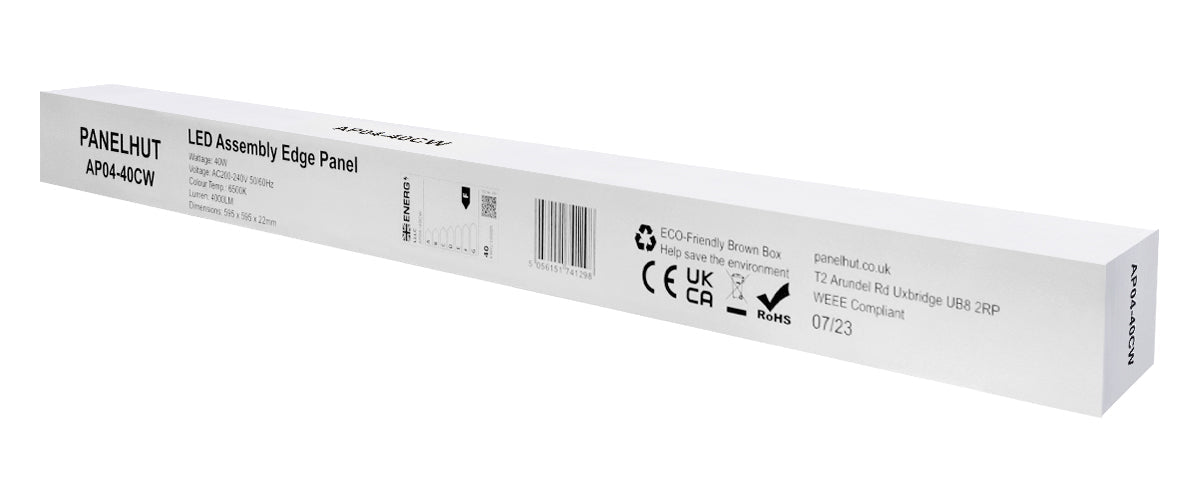 40w Ceiling Edge Lit LED Panel 600 x 600 Recessed Border Frame Light 6500K - Energy Light Bulbs - Free delivery on all orders