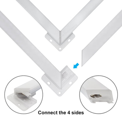 40w Ceiling Edge Lit LED Panel 600 x 600 Recessed Border Frame Light 6500K - Energy Light Bulbs - Free delivery on all orders