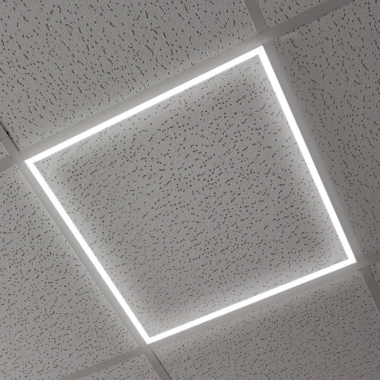 40w Ceiling Edge Lit LED Panel 600 x 600 Recessed Border Frame Light 6500K - Energy Light Bulbs - Free delivery on all orders
