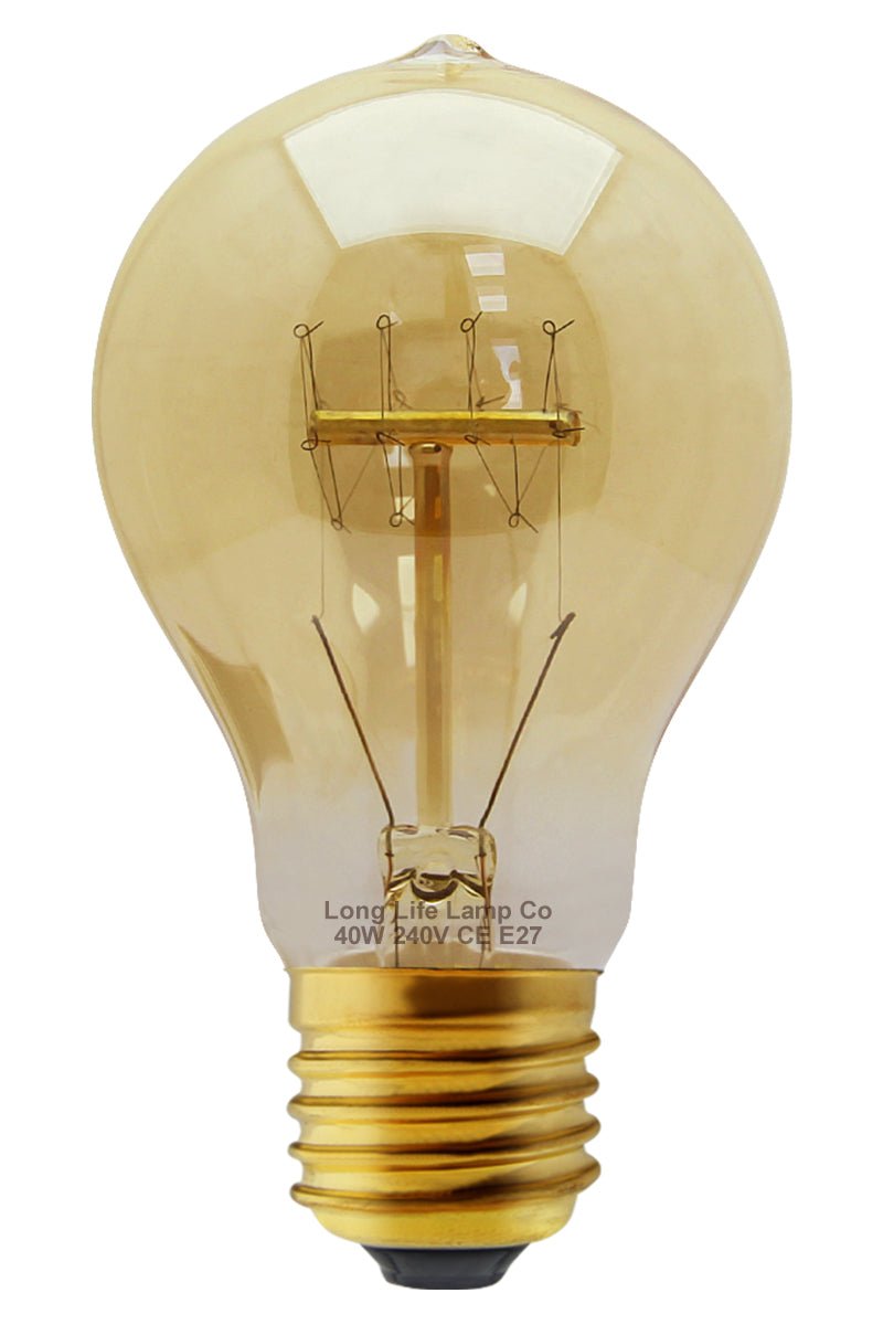 40w GLS Quad Loop Filament Vintage Cage Edison Screw E27 Screw Bulb - Energy Light Bulbs - Free delivery on all orders