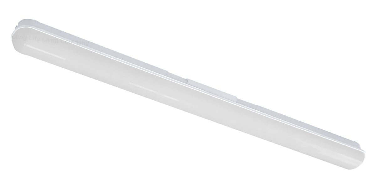 40w LED Batten Light 3ft Opal Integrated Tube Light Cool White 6500K Ceiling Fitting IP44 - Energy Light Bulbs - Free delivery on all orders