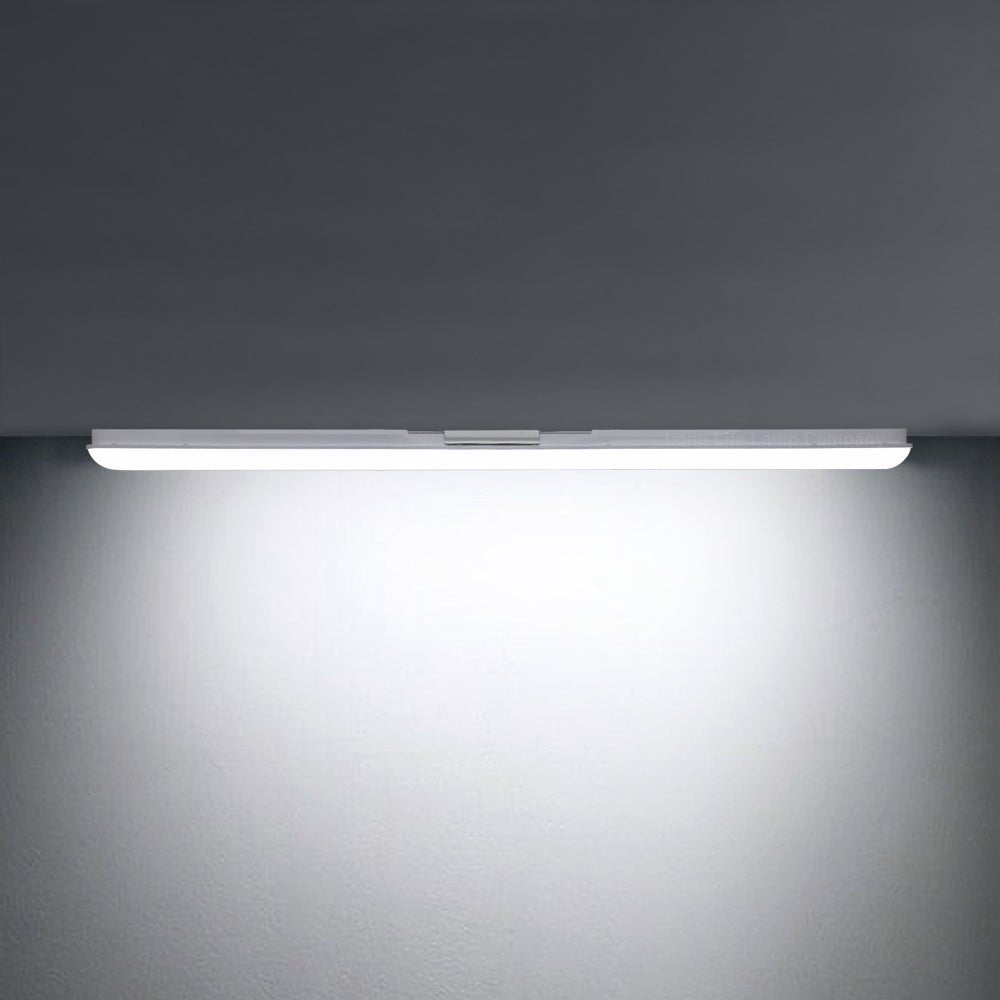 40w LED Batten Light 3ft Opal Integrated Tube Light Cool White 6500K Ceiling Fitting IP44 - Energy Light Bulbs - Free delivery on all orders