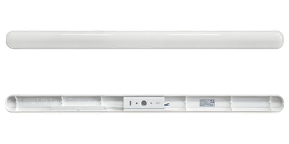40w LED Batten Light 3ft Opal Integrated Tube Light Cool White 6500K Ceiling Fitting IP44 - Energy Light Bulbs - Free delivery on all orders