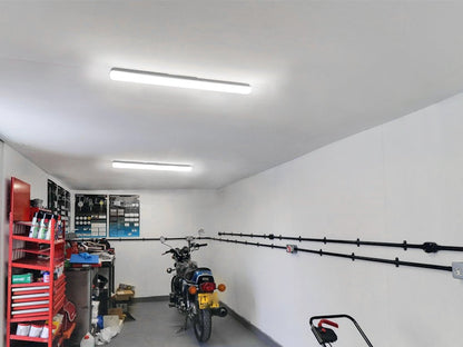 40w LED Batten Light 3ft Opal Integrated Tube Light Cool White 6500K Ceiling Fitting IP44 - Energy Light Bulbs - Free delivery on all orders