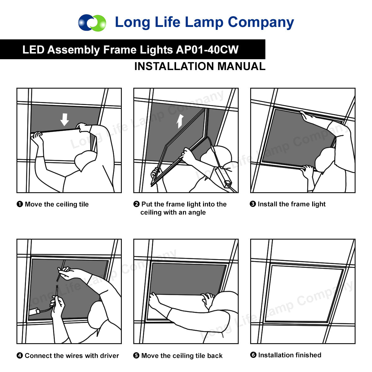 40w LED Edge Lit Border Panel Recessed Suspended Ceiling Frame Panel 600 x 600 Cool White - Energy Light Bulbs - Free delivery on all orders