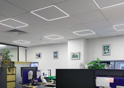 40w LED Edge Lit Border Panel Recessed Suspended Ceiling Frame Panel 600 x 600 Cool White - Energy Light Bulbs - Free delivery on all orders