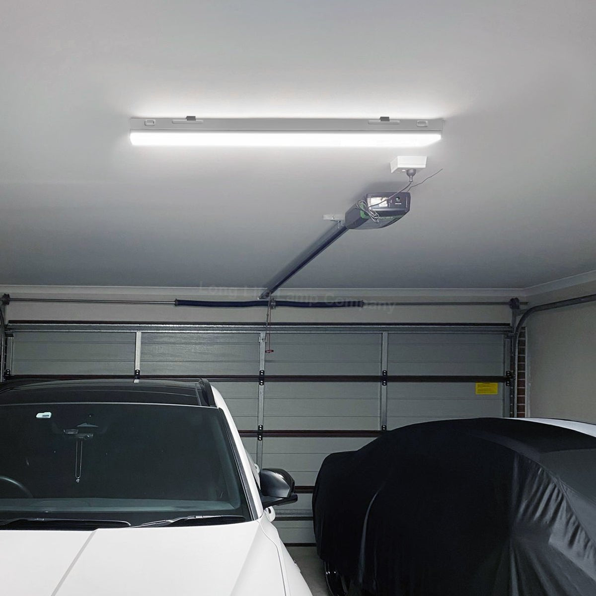 40W LED Microwave Sensor Ceiling Batten Light Fitting 4 feet Remote Control 6500k - Energy Light Bulbs - Free delivery on all orders