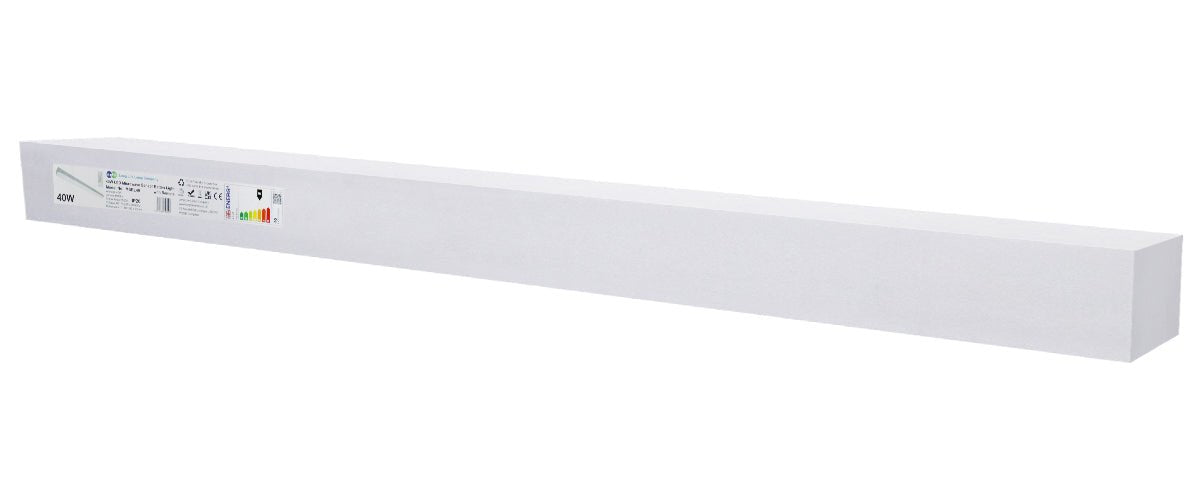 40W LED Microwave Sensor Ceiling Batten Light Fitting 4 feet Remote Control 6500k - Energy Light Bulbs - Free delivery on all orders