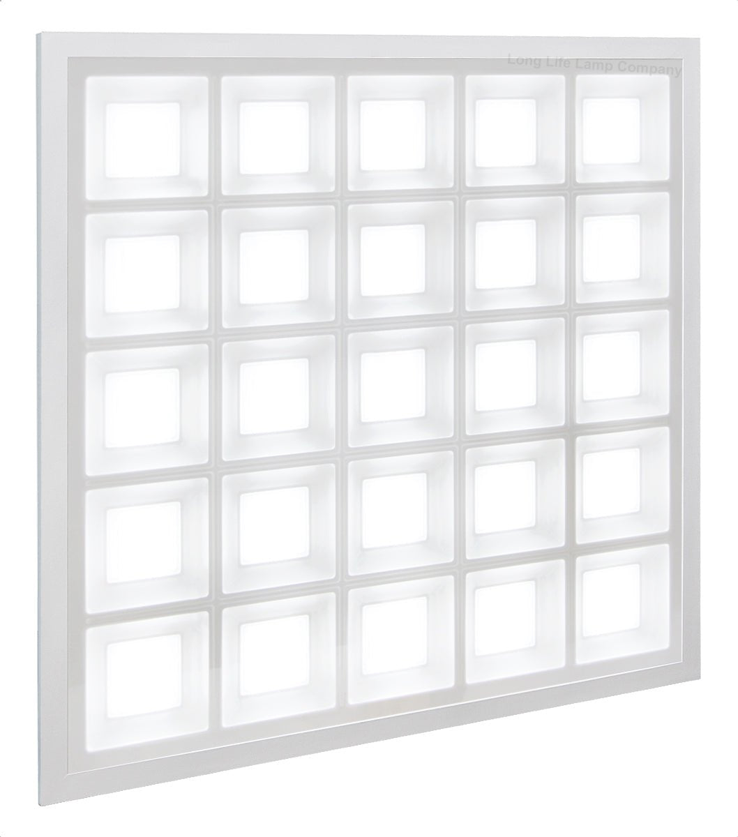 40w LED Panel 600 X 600 Recessed Ceiling Light 6500K 25 Sections Modular Replacement - Energy Light Bulbs - Free delivery on all orders