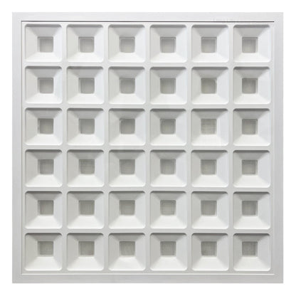 40w LED Panel 600 x 600 Recessed Ceiling Light 6500K 36 Sections Modular Replacement - Energy Light Bulbs - Free delivery on all orders