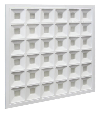 40w LED Panel 600 x 600 Recessed Ceiling Light 6500K 36 Sections Modular Replacement - Energy Light Bulbs - Free delivery on all orders