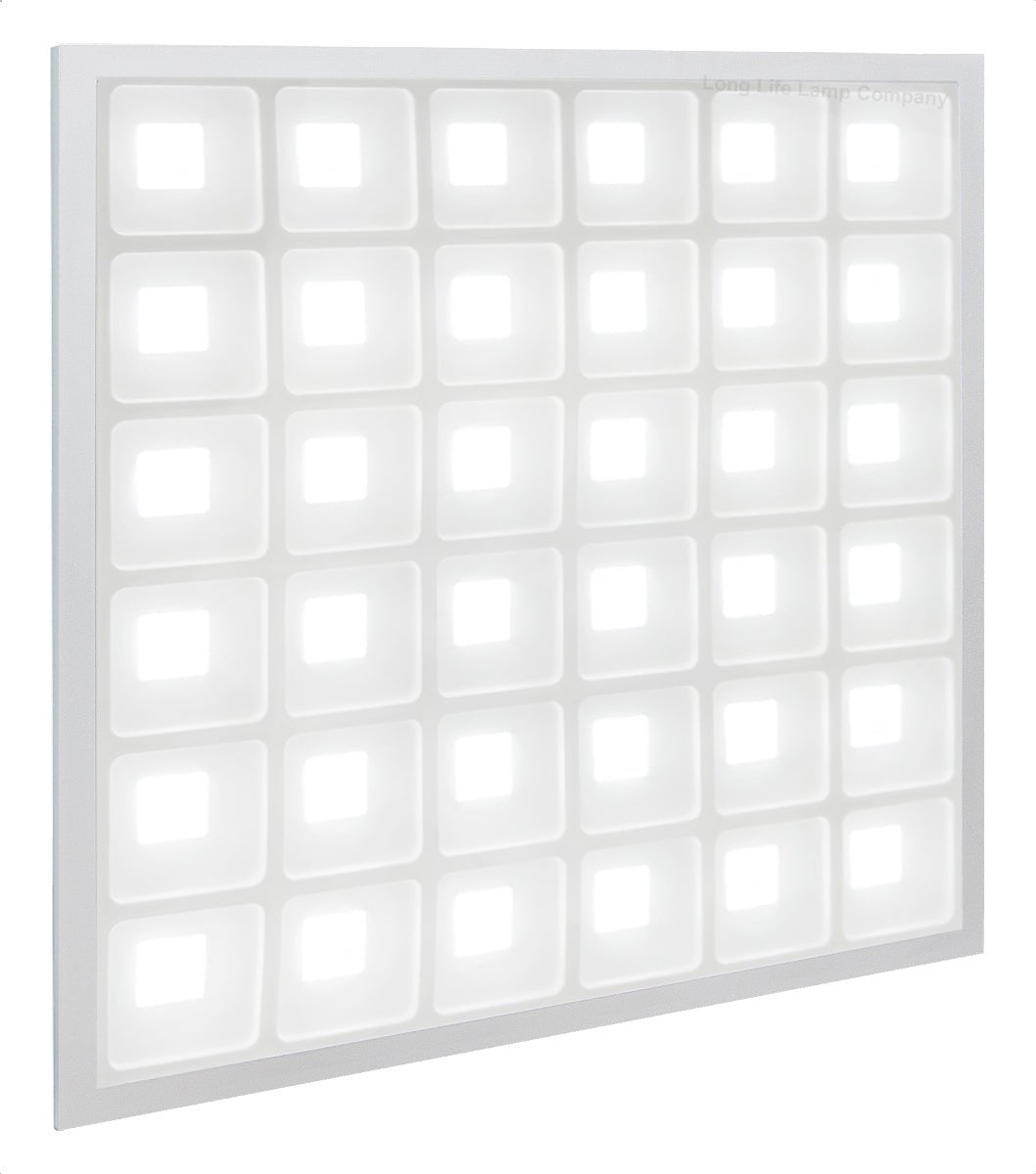 40w LED Panel 600 x 600 Recessed Ceiling Light 6500K 36 Sections Modular Replacement - Energy Light Bulbs - Free delivery on all orders