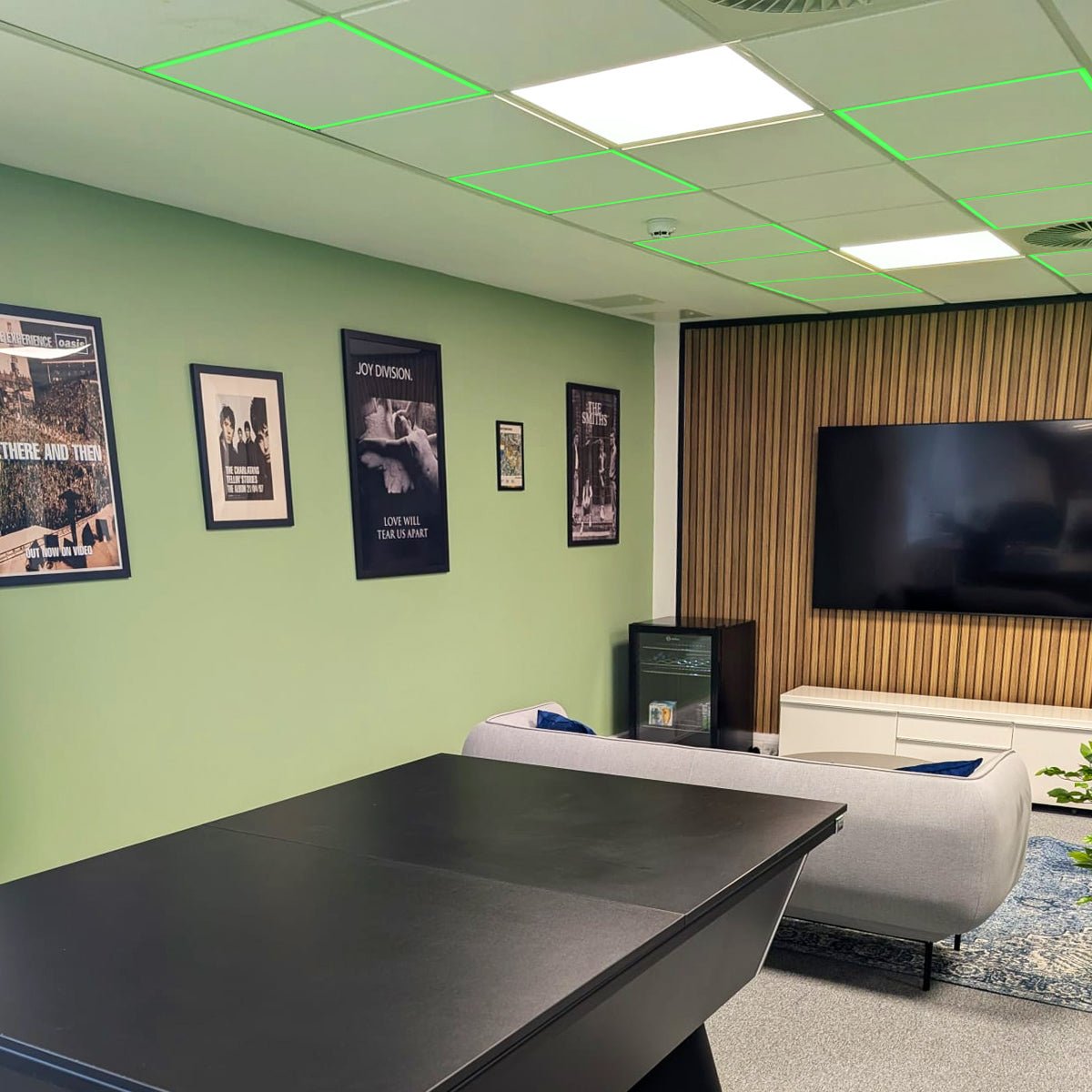 40w LED Recessed Ceiling Panel Frame Border Edge Light Green 600 X 600 - Energy Light Bulbs - Free delivery on all orders