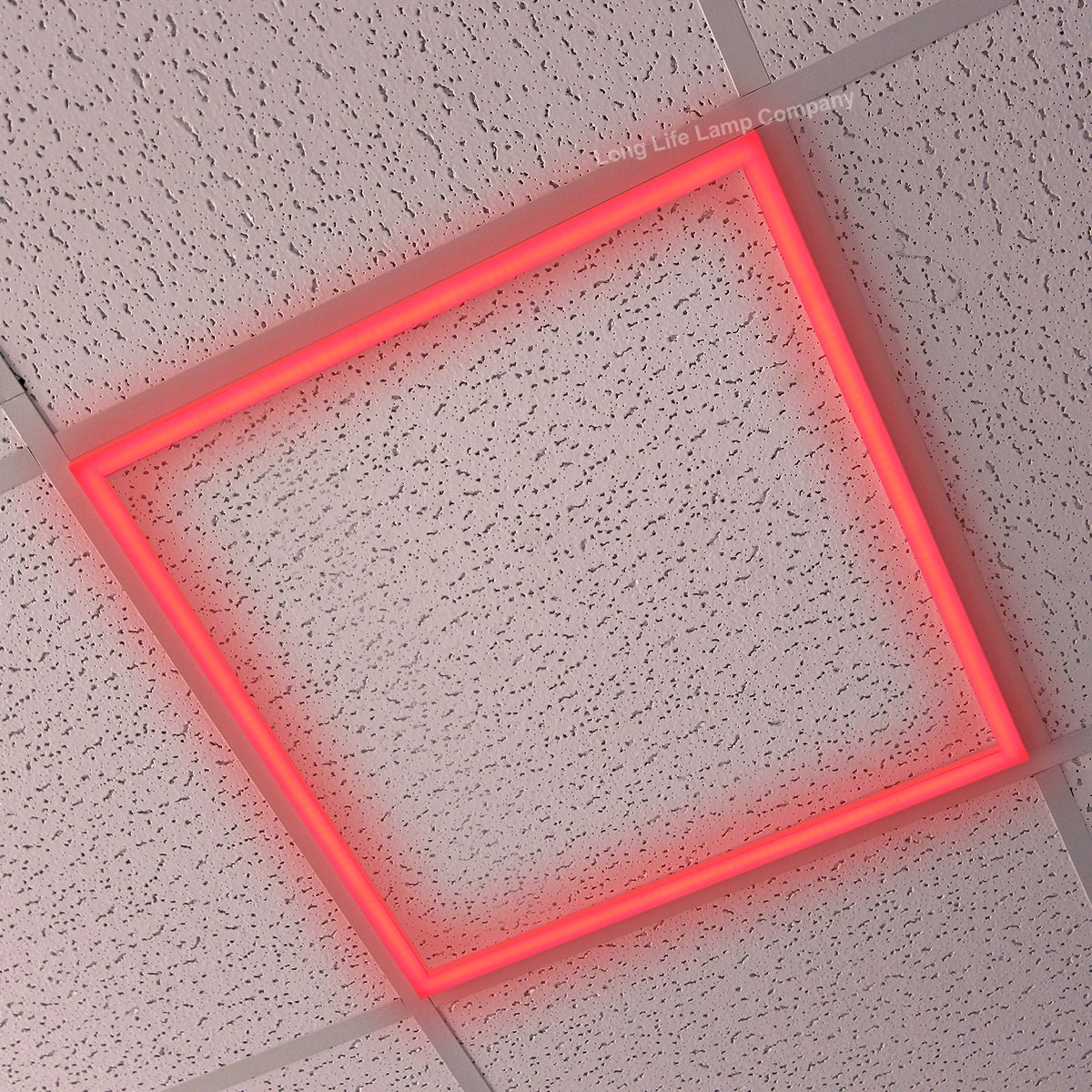 40w LED Recessed Ceiling Panel Frame Border Edge Light Red 600 X 600 - Energy Light Bulbs - Free delivery on all orders